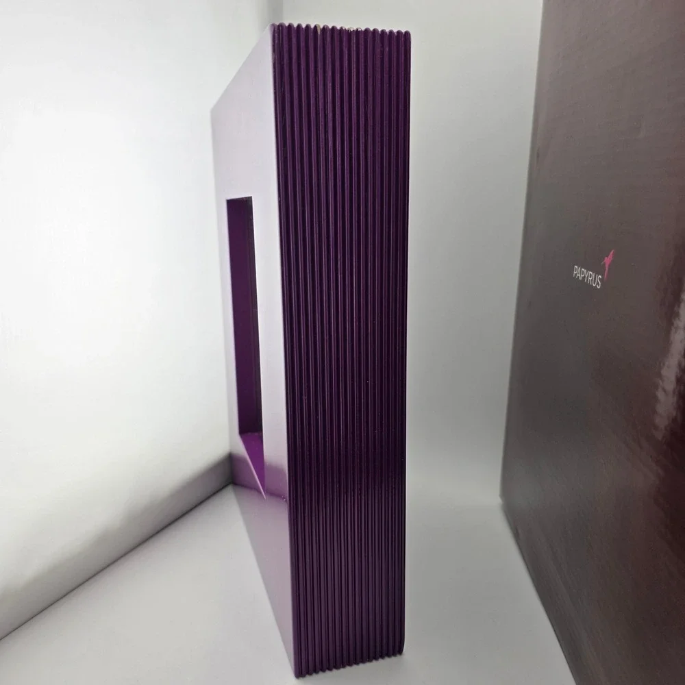 Papyrus Lacquer Photo Frame‎ Unisex 4x6 Amethyst Purple Good Ribbed Edge 561073